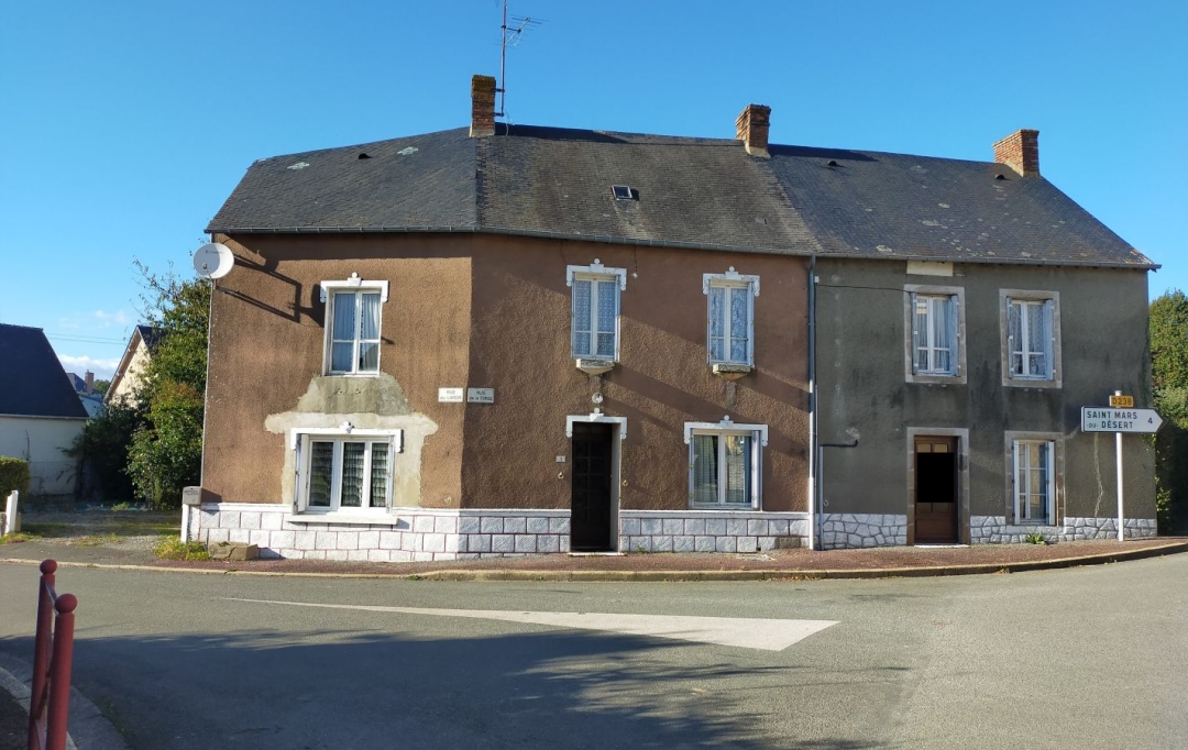 Immobilier des Deux Rives : Maison / Villa | SAINT-GERMAIN-DE-COULAMER (53700) | 148 m2 | 60 000 € 